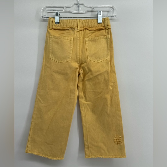 NWT Poppet & Fox distressed wide leg pants. Size 4 - Picture 3 of 6